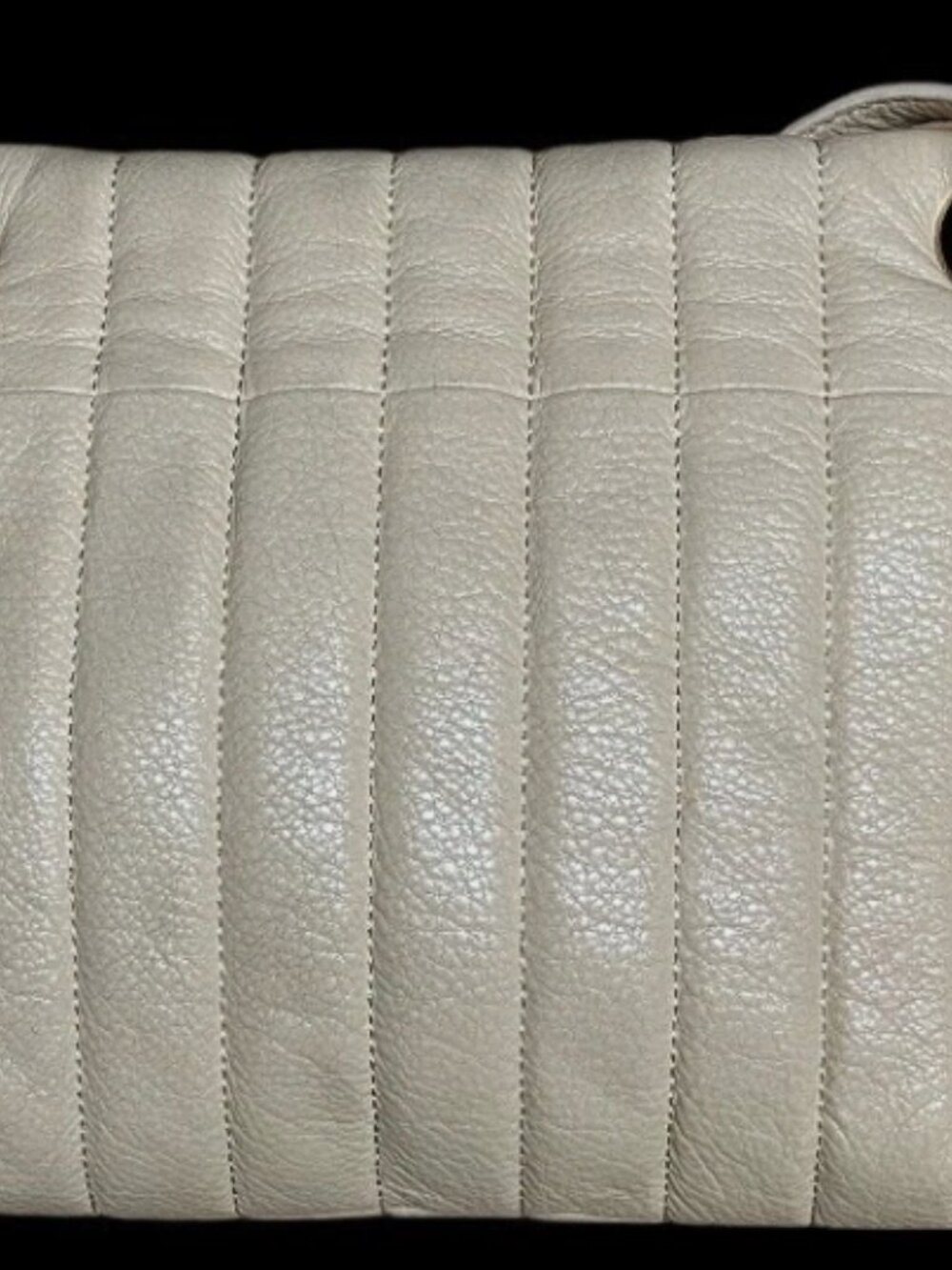 KATE SPADE NEW YORK CLASSIC GOLD COAST BEIGE QUILTED LEATHER PURSE ADJ STRAP - Picture 13 of 13